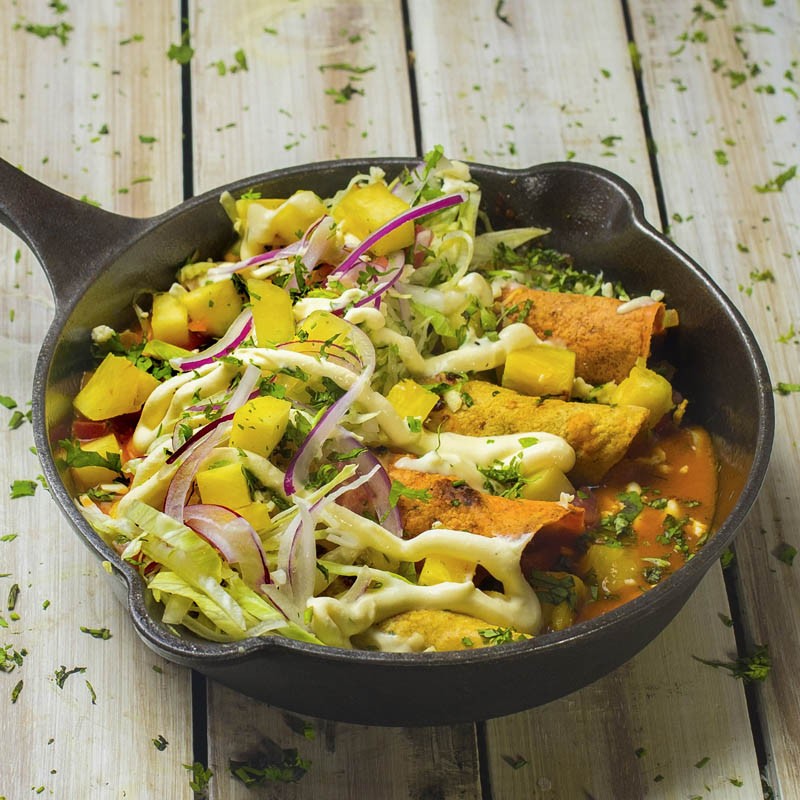 Enchilada al Pastor Chacalacas